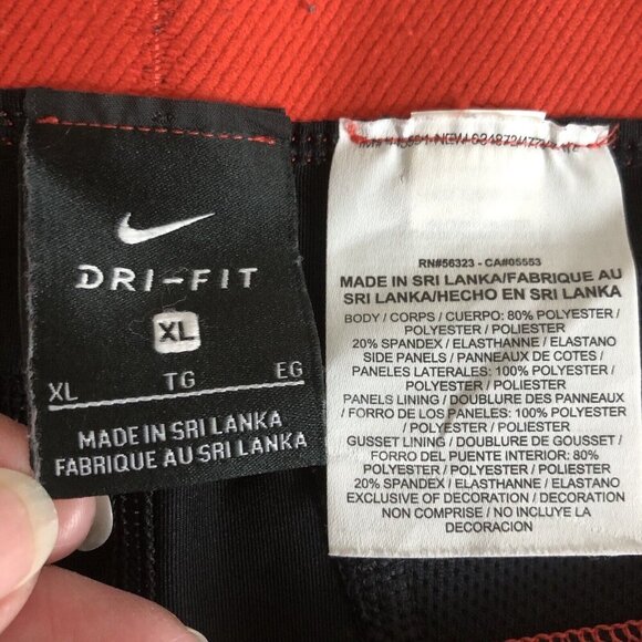 Nike Pro Shorts Womens XL Black Dri-Fit Spandex Compression Sliding Sport - Picture 8 of 9